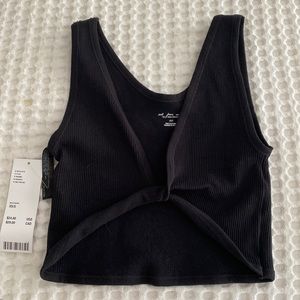 Urban Outfitters Twist-Front Going Out Tank Top